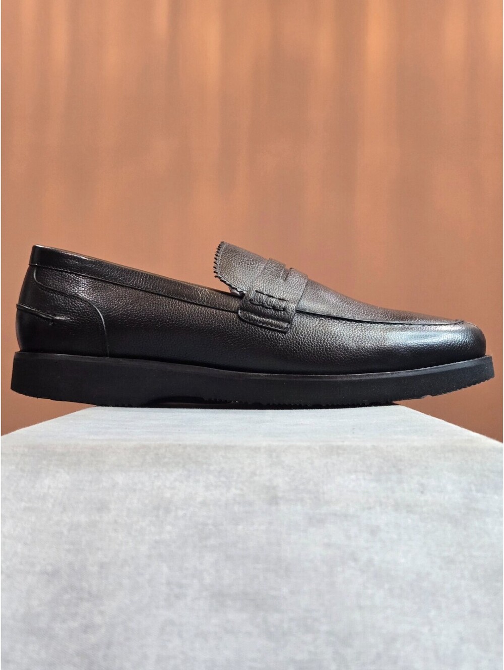 Anthony Veer Mason Penny Loafers - Black Leather (MSNPL110LEANK) Men's 11 NEW